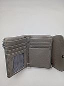 Γυναικείο Πορτοφόλι Μικρό Γκρι : 3