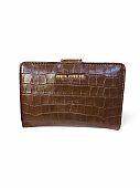 Regina Schrecker Γυναικείο Πορτοφόλι Κροκό RS6605 Brown : 1