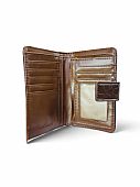 Regina Schrecker Γυναικείο Πορτοφόλι Κροκό RS6605 Brown : 3