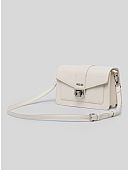 Nolah Τσάντα Χιαστί Ώμου Danny Offwhite – Silver : 2