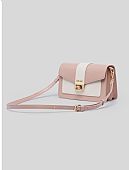 Nolah Τσάντα Χιαστί Ώμου Danny Pink – Cream : 2