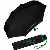 Benetton Ομπρέλα Mini Χειροκίνητη 56201 Black : 1