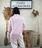 Πουκάμισο ασύμμετρο 41915 Pink : 2