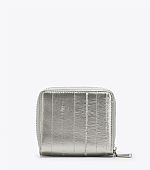 AXEL ΠΟΡΤΟΦΟΛΙ DEMI ΜΕ ΓΡΑΜΜΩΣΕΙΣ ΣΕ ΜΙΚΡΟ ΜΕΓΕΘΟΣ 1101-1785 SILVER : 2