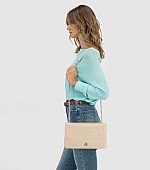 AXEL ΤΣΑΝΤΑ ΩΜΟΥ CORALINE ΜΕ ΓΥΑΛΙΣΤΕΡΗ ΟΨΗ ΚΑΙ ΓΑΖΙΑ 1010-3426 BEIGE : 1