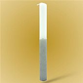 Λαμπάδα κυλινδρική αρωματική LA26030 Γκρί : 1