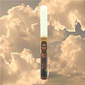 Λαμπάδα κυλινδρική με Ιησού Χριστό LA26047 Χριστός : 1