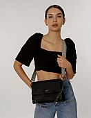 Nolah Γυναικεία Τσάντα Χιαστί Ώμου Eva Black : 2