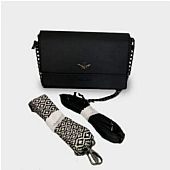 Nolah Γυναικεία Τσάντα Χιαστί Ώμου Eva Black : 3