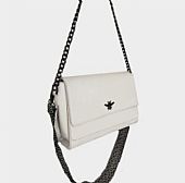 Nolah Γυναικεία Τσάντα Χιαστί Ώμου Eva White : 6