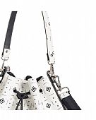 Pierro Τσάντα Πουγκί Eudora Monogram White : 2
