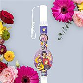 Λαμπάδα κυλινδρική με Huntrix k-pop LA261049 k-pop : 1