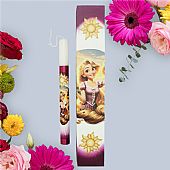 Λαμπάδα κυλινδρική με την Ραπουνζέλ LA26374 Ραπουνζέλ : 1