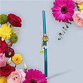 Λαμπάδα με Ουράνιο τόξο LA1209 Γαλάζιο : 1