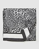 Φουλάρι-Εσάρπα Verde 03-2552 Animal Print Black : 1