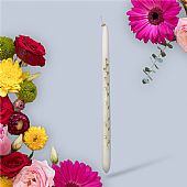 Λαμπάδα με Χρυσά φύλλα LA26066 ΧΡΥΣΑ ΦΥΛΛΑ : 1