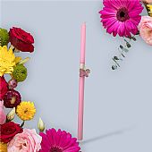 Λαμπάδα με ροζ πεταλούδα LA1222 PINK : 1