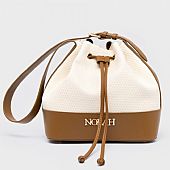 Nolah Τσάντα Χιαστί Ώμου Felicity Cream Brown : 1