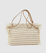 Verde Γυναικεία Τσάντα Χειρός/Χιαστί 48-0362 Ivory : 3