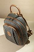 Fragola Γυναικεία Τσάντα Πλάτης FE237-fh-black-brown : 2