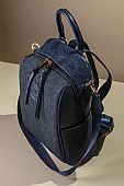 Fragola Γυναικεία Τσάντα Πολυμορφικό backpack με art logo FE246-dark-blue-art : 2
