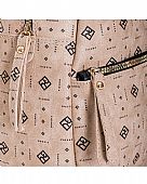 Pierro Τσάντα Πλάτης Athena Monogram Mocca : 2