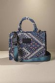 Fragola Μεσαία υφασμάτινη Tote Bag TEX-B114-blue-traditional : 1
