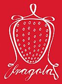 Fragola Μεσαία υφασμάτινη Tote Bag TEX-B114-blue-traditional : 3