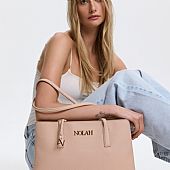 Nolah Γυναικεία Τσάντα Ώμου Valia Soft Pink : 4