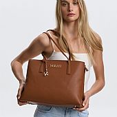 Nolah Γυναικεία Τσάντα Ώμου Valia Brown : 4