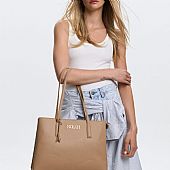 Nolah Γυναικεία Τσάντα Ώμου Valia Beige : 6