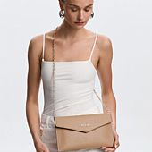 Nolah Γυναικεία Τσάντα ώμου/χιαστί Aggelina Beige : 5