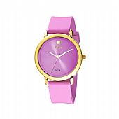 Loisir Ρολόι New Popsicle με ροζ λουράκι σιλικόνης και ροζ καντράν : 1