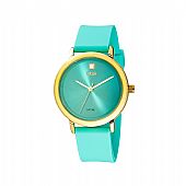 Loisir Ρολόι New Popsicle με τιρκουάζ λουράκι σιλικόνης και τιρκουάζ καντράν : 1