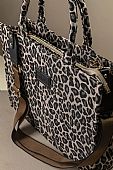 Fragola Μεγάλη υφασμάτινη Tote Bag TEX-B115-beige-leopard : 2