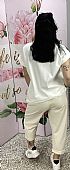 Σετ μπλούζα με παντελόνι ανοιχτό μπεζ 42198 white beige  : 2