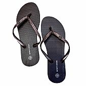 Ocean Addicts Γυναικείες Σαγιονάρες Με Στρας 10116 Brown : 1