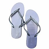 Ocean Addicts Γυναικείες Σαγιονάρες Με Στρας 10109 White : 1