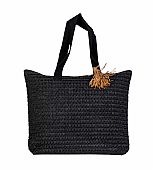 Ψάθινη Τσάντα θαλάσσης 511353 Black : 1