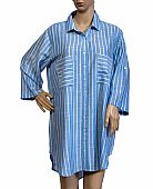 Γυναικεία τουνίκ πουκαμίσα 353027 Blue : 1