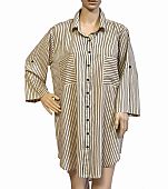Γυναικεία τουνίκ πουκαμίσα 353068 Beige : 1
