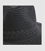Verde Γυναικείο Ψάθινο Καπέλο 05-0911 Black : 3