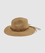 Verde Γυναικείο Ψάθινο Καπέλο 05-0903 Beige : 1