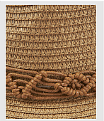 Verde Γυναικείο Ψάθινο Καπέλο 05-0903 Beige : 3