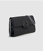 Verde Γυναικείο Τσαντάκι Βραδινό 01-1800 Black : 2