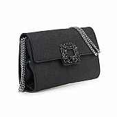 Verde Γυναικείο Τσαντάκι Βραδινό 01-1800 Black : 2
