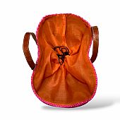 Gone Arty Χειροποίητο Καλάθι ORANGE-FUCSHIA : 2