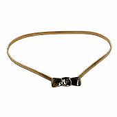 Γυναικεία Ελαστική Ζώνη με φιόγκο F70296 Gold : 1