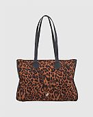Verde Γυναικεία Τσάντα Ώμου 16-8297 Animal Print Brown : 1