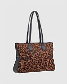 Verde Γυναικεία Τσάντα Ώμου 16-8297 Animal Print Brown : 3